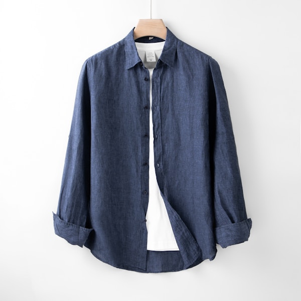 Men Printed Silk Blend Formal Shirt