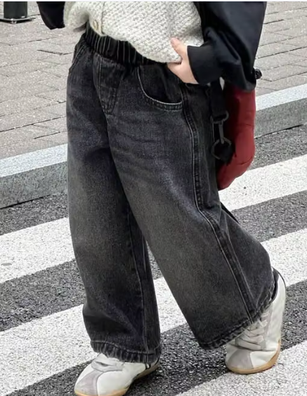 Boys Plain Rayon Denim Jeans