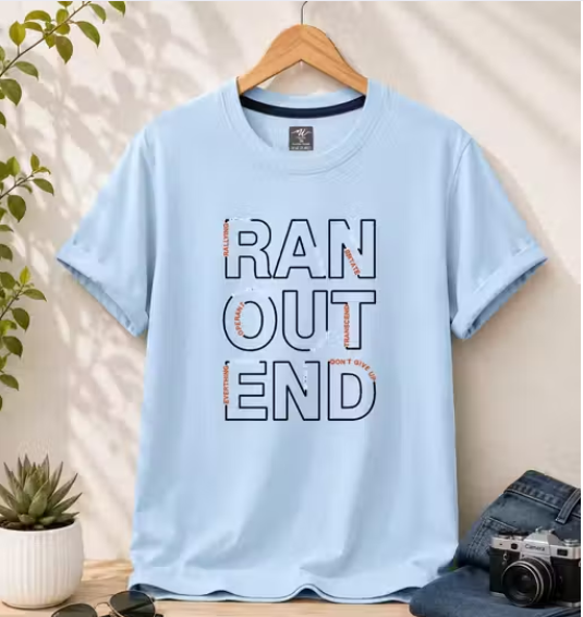 Boys Checked Chiffon Cotton T-Shirt
