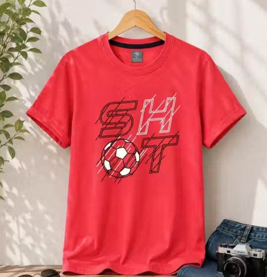 Boys Printed Georgette Cotton T-Shirt