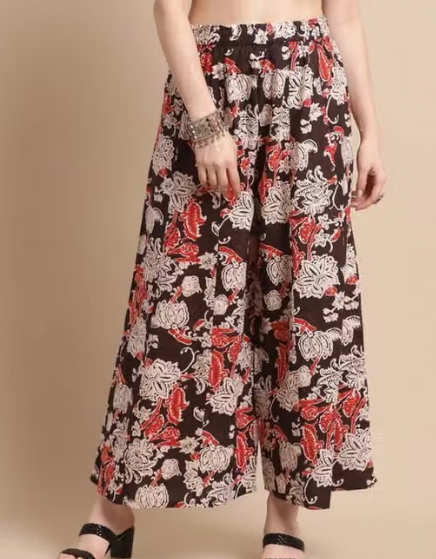 Women Printed Lycra Palazzo Pants