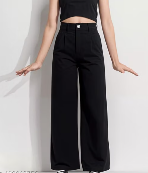 Women Geometric Print Denim High Rise Jeans