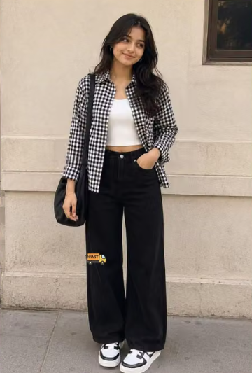 Women Printed Cotton High Rise Jeans