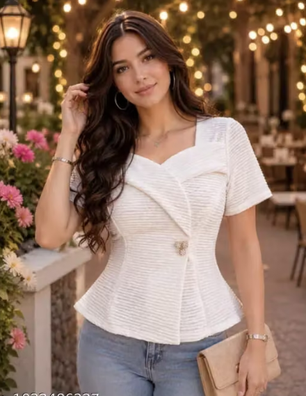 Women Printed Lycra Casual Top