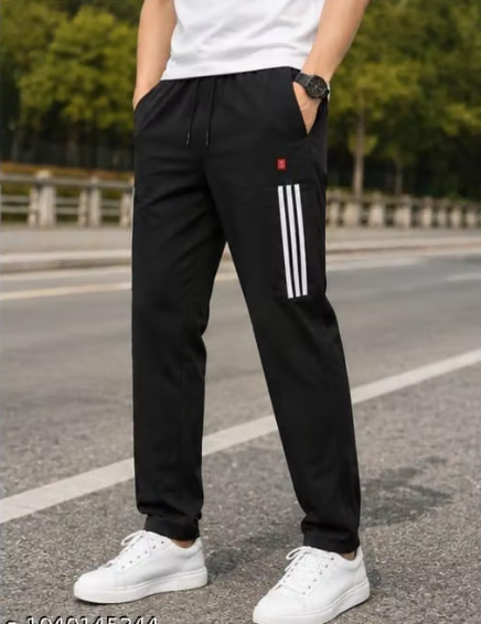 Men Printed Lycra Jogger Track Pants