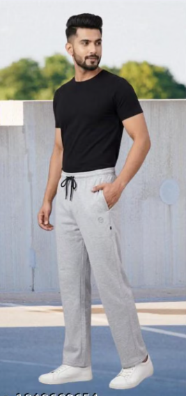 Men Geometric Print Net Jogger Track Pants