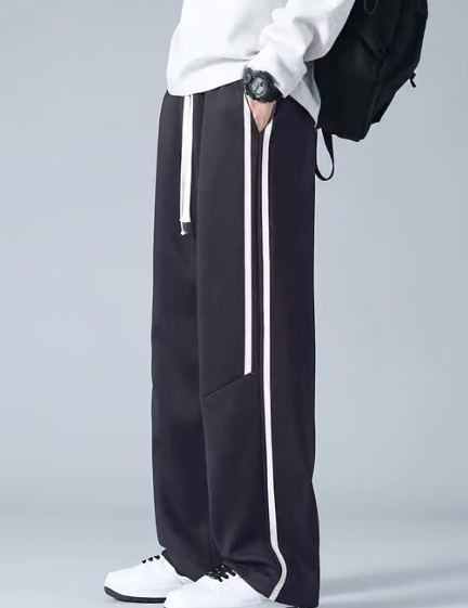 Men Geometric Print Georgette Jogger Track Pants