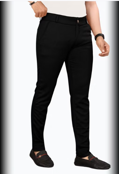 Men Checked Chiffon Slim Fit Jeans