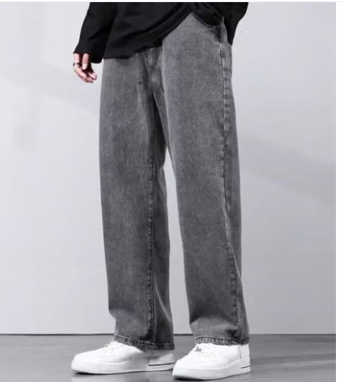 Men Printed Georgette Slim Fit Jeans