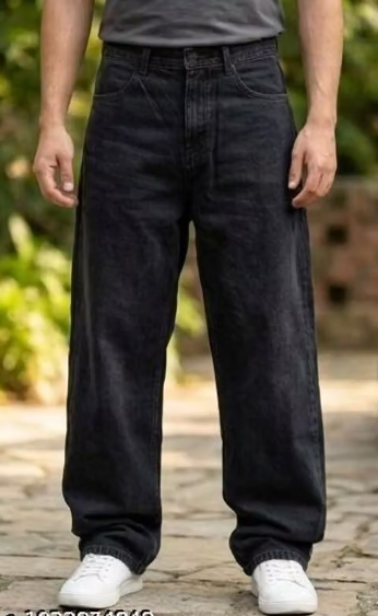Men Checked Viscose Slim Fit Jeans