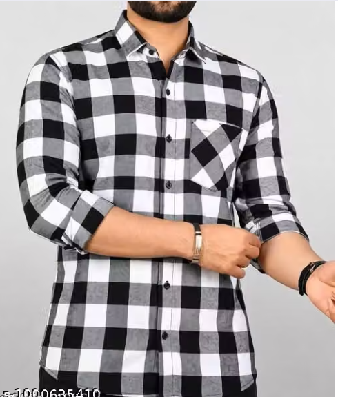 Men Geometric Print Crepe Casual Shirt