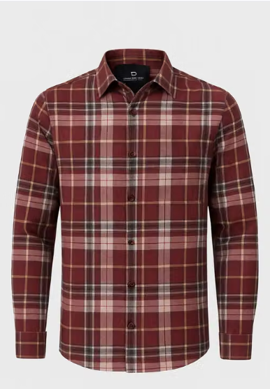 Men Plain Linen Formal Shirt