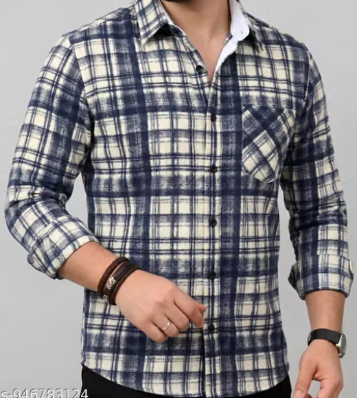 Men Printed Cotton Casual Shirt