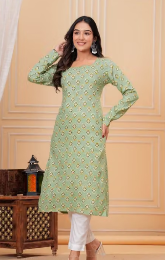 Women's Printed Long Kurti