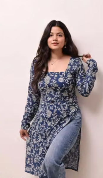 Women's High-Low Kurti