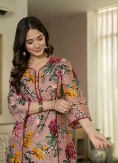 Women's Solid Flared Kurti