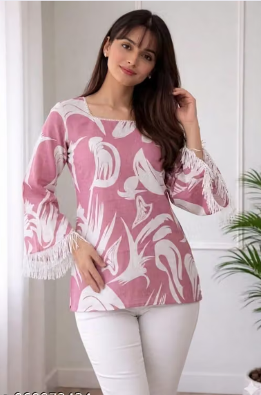 Women's Embroidered Flared Kurti