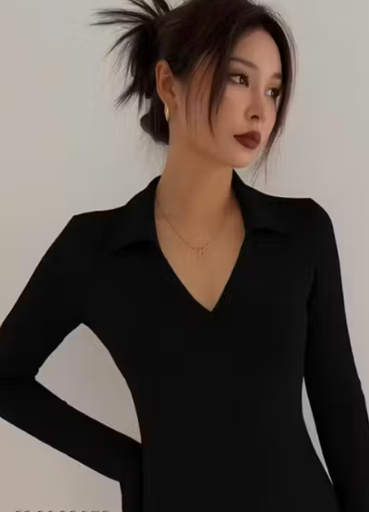 Women's Printed Blouson Top