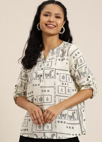 Women's Solid Peplum Top