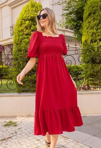 Women's Printed A-Line Dress