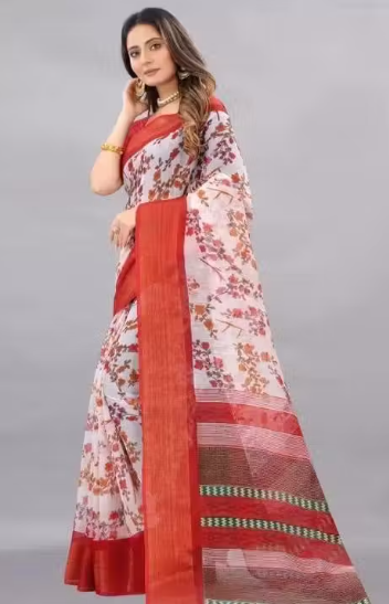 Printed Saree