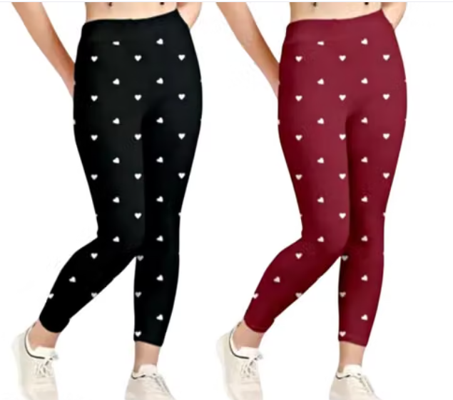 Women's Printed Churidar Leggings