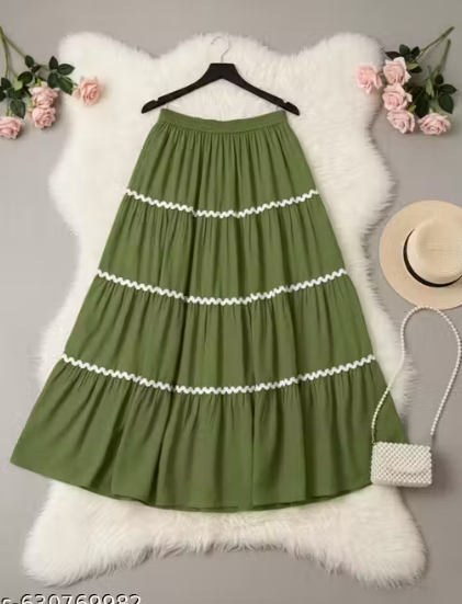 Women's Casual A-Line Skirt