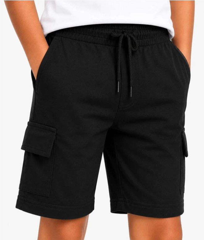 Boys' Comfort Fit Cargo Shorts