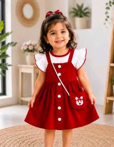 Girls' Fit and Flare Dress
