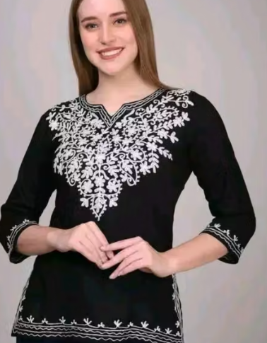 Women's Checked Jacket Style Kurti
