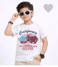 Boys' Solid Round Neck T-Shirt