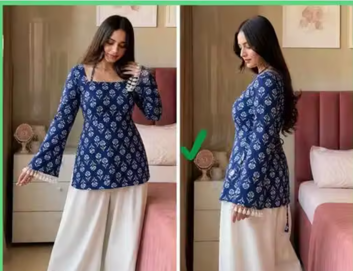 Women's Solid Boat Neck Kurti
