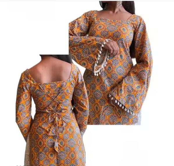 Women's Printed Collar Kurti