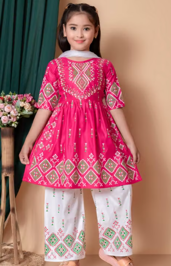 Girls' Layered Frock