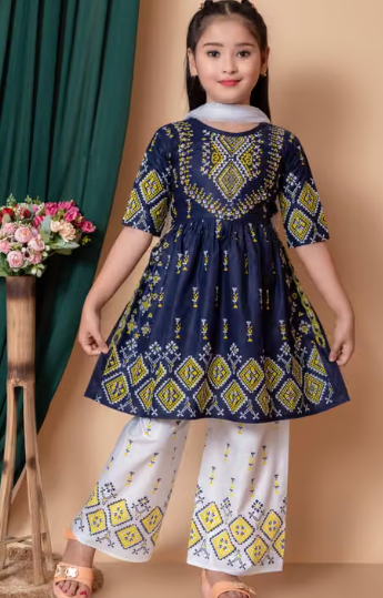 Girls' Printed Dress