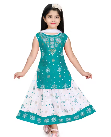 Girls' Printed Frock