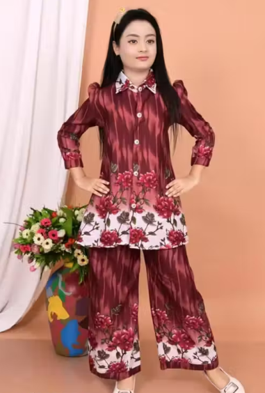 Girl"s Tiered Kurti