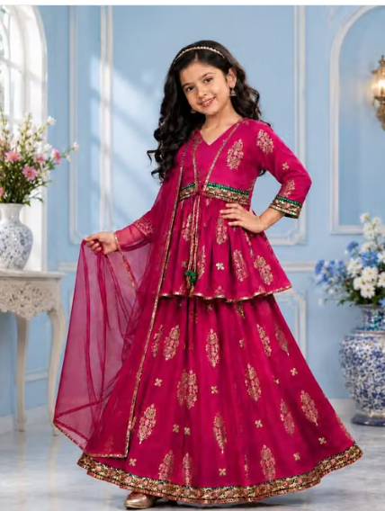 Girls' Lehenga Set