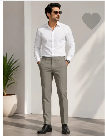 Men's Cropped Trousers