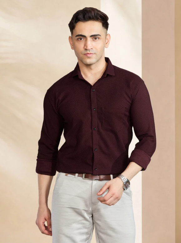 Men's Slim Fit Formal Shirt