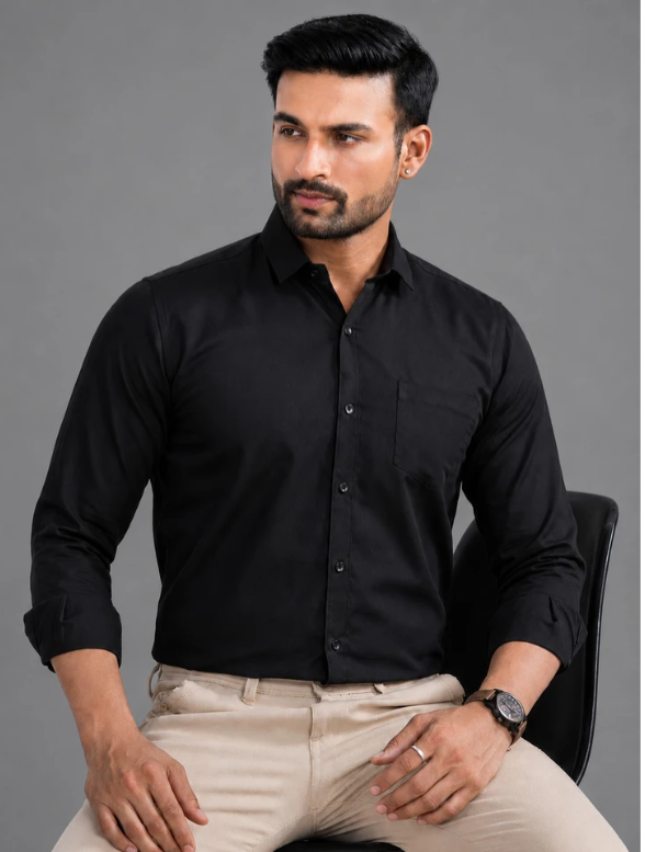 Men's Solid Formal Shirt