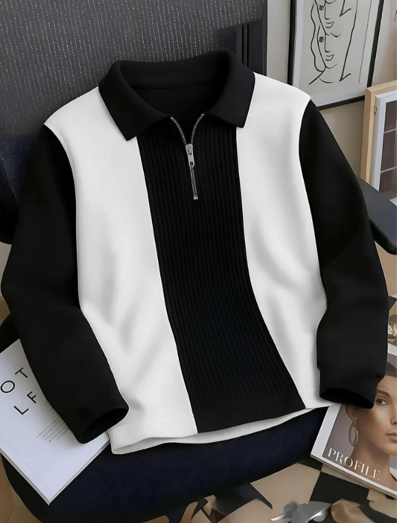 Men's Striped Full Sleeve T-Shirt