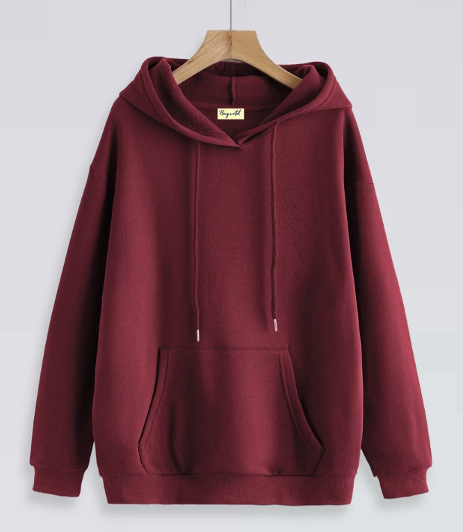 Women's Solid Hoodie
