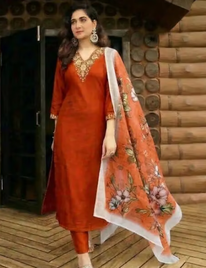 Women's Solid Trouser Suit Set