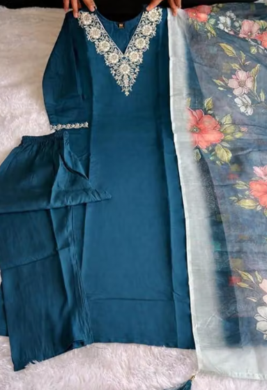 Women's Printed Palazzo Suit Set