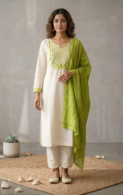 Women's Neat Ethnic Wear Set