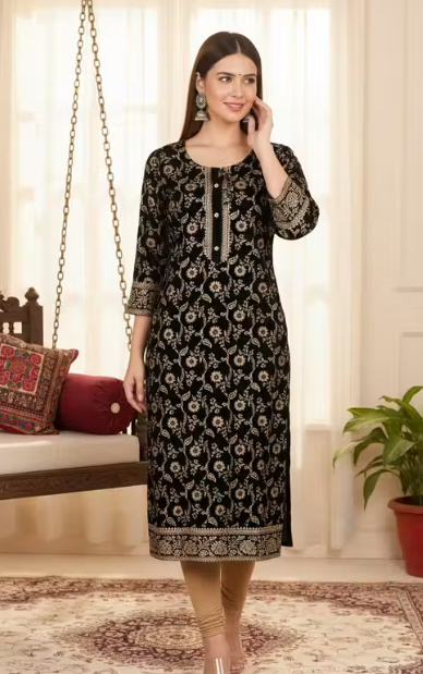 Women's Asymmetric Kurti