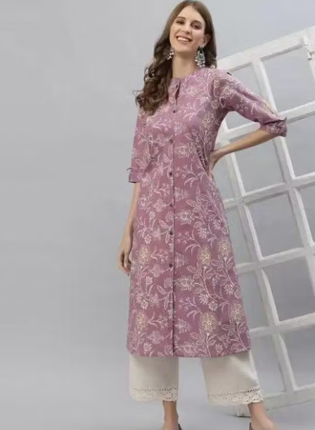 Women's Printed Straight Kurti