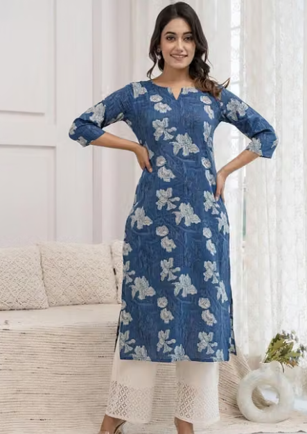 Women's Printed Long Kurti