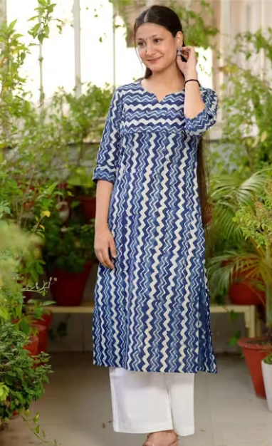 Women's Printed Anarkali Kurti